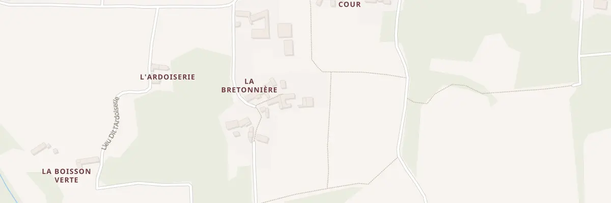 Plan du 5 La Bretonnière à Sceaux-du-Gâtinais