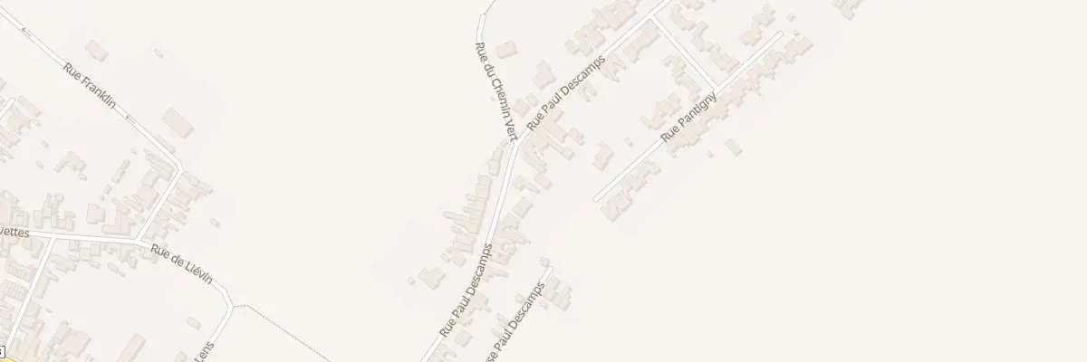 Plan du 374A Rue Paul Descamps à Bruay-la-Buissière