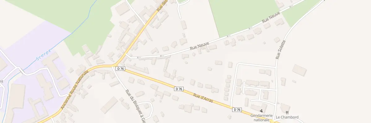 Plan du 6A Rue Neuve à Savy-Berlette