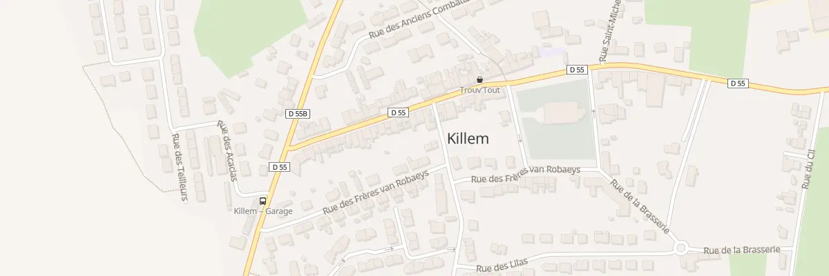 Plan du 38 Rue St Michel à Killem