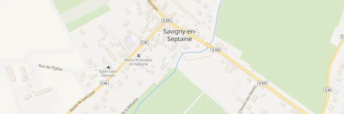 Plan du 12 Pl de la Poste à Savigny-en-Septaine