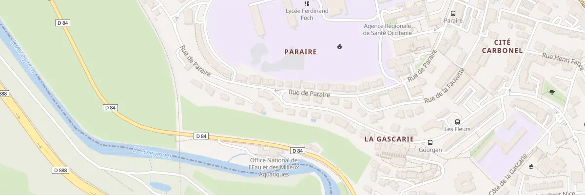 Plan du 41 Rue de Paraire à Rodez
