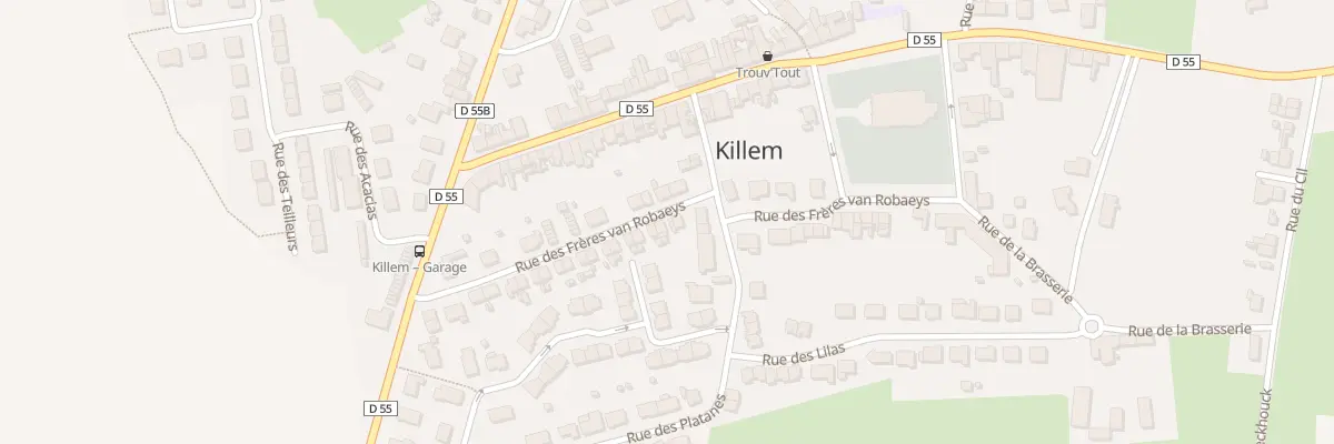 Plan du 34 Rue des Frères Van Robaeys à Killem
