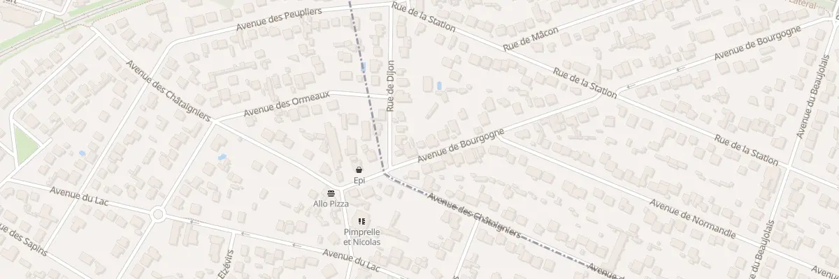 Plan du 3T Av de Bourgogne à Noisy-le-Grand