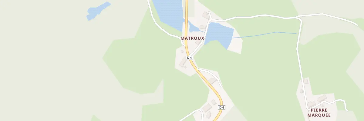 Plan du 1 Matroux à Dontreix