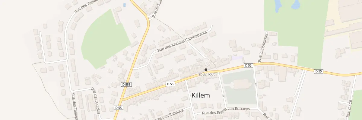Plan du 10 Rue des Anciens Combattants à Killem