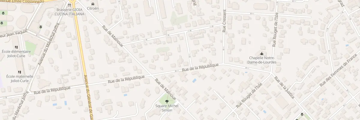 Plan du 65B Rue de la République à Noisy-le-Grand