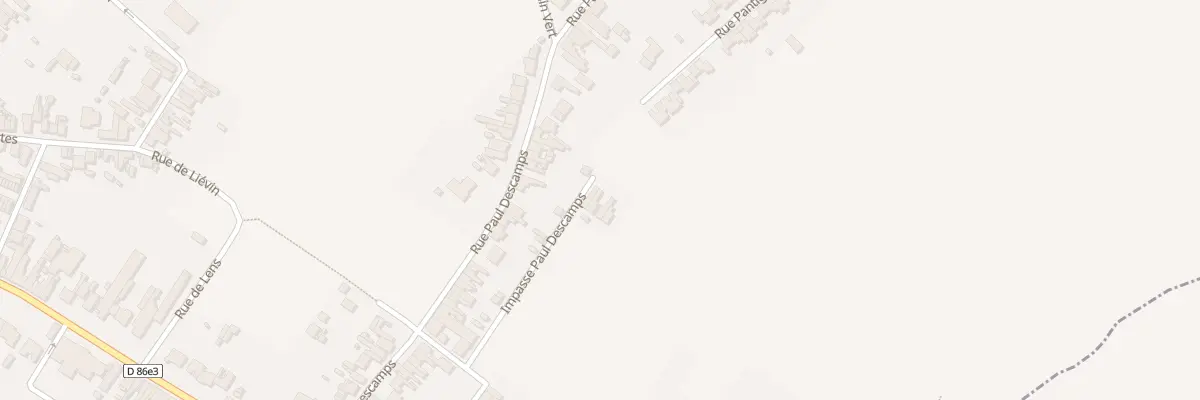 Plan du 260B Rue Paul Descamps à Bruay-la-Buissière