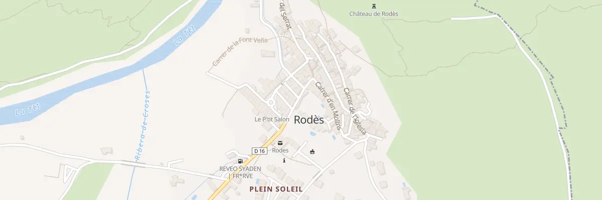 Plan du 4 Cae de la Porta Bonica à Rodès