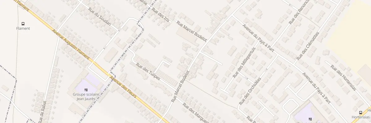 Plan du 9 Rue Marcel Bodelot à Haillicourt