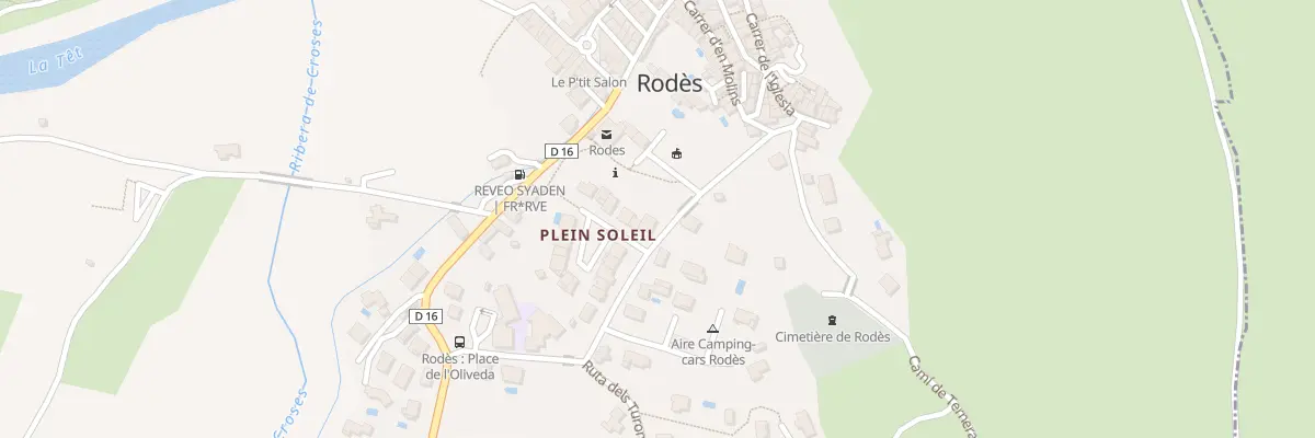 Plan du 1 Lot Plein Soleil à Rodès