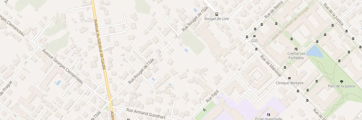 Plan du 67 Rue Rouget de l’Isle à Noisy-le-Grand
