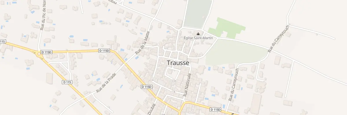 Plan du 23 Le Village à Trausse