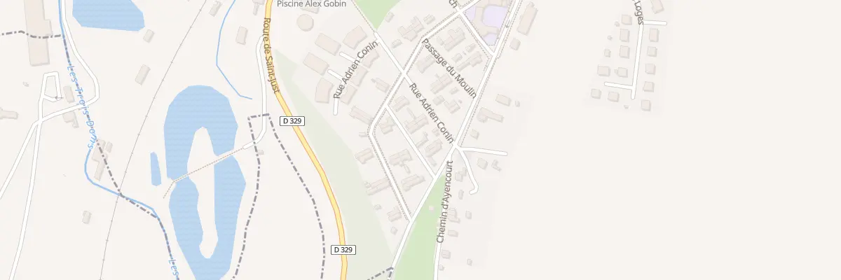 Plan du 2 Pas des Chevaliers à Montdidier