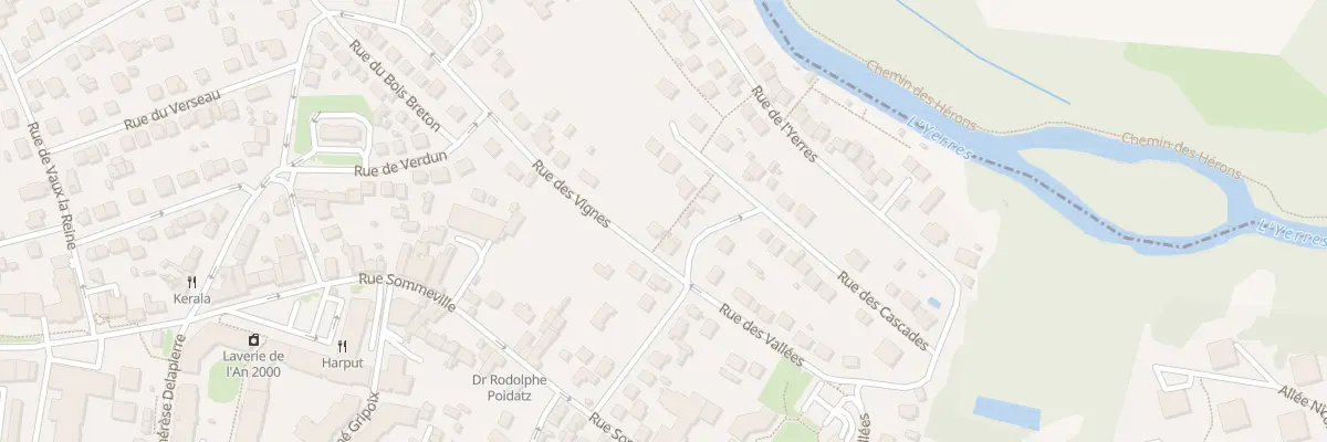 Plan du 20 Rue des Vignes à Combs-la-Ville