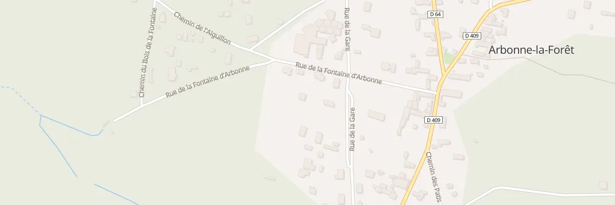 Plan du 253 Rue de la Gare à Arbonne-la-Forêt