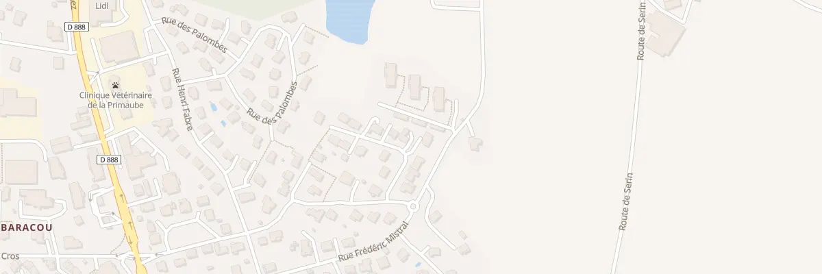 Plan du 36 Rue du Baracou à Luc-la-Primaube