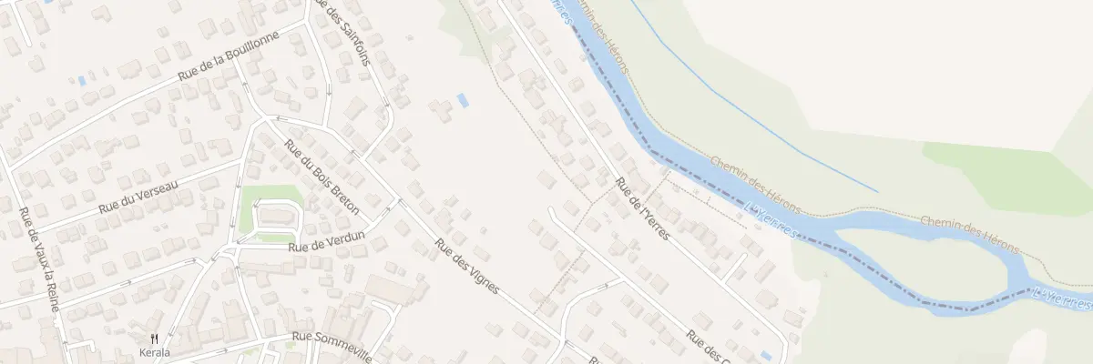Plan du 22 Rue des Cascades à Combs-la-Ville