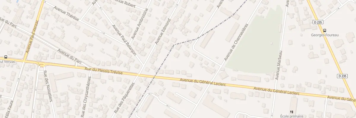 Plan du 32T Av de Chennevières au Plessis-Trévise