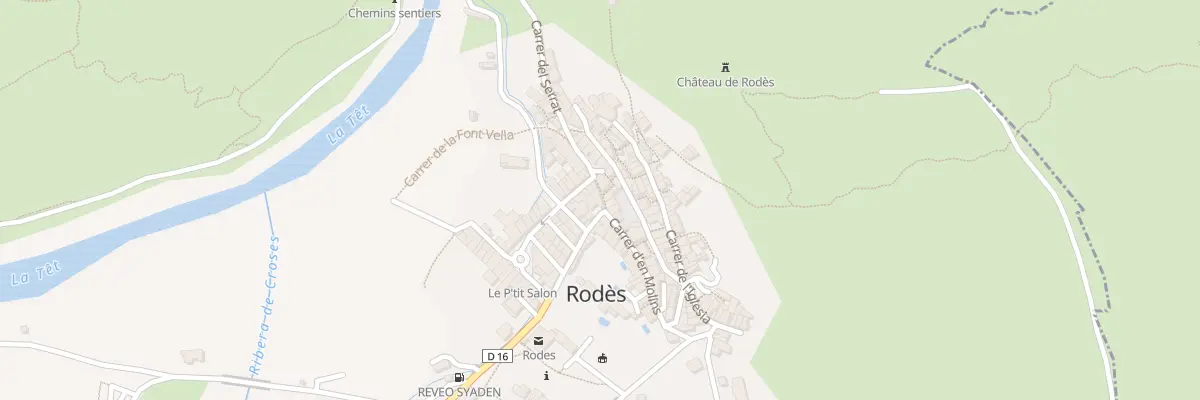 Plan du 1 Cae Del Cortal à Rodès