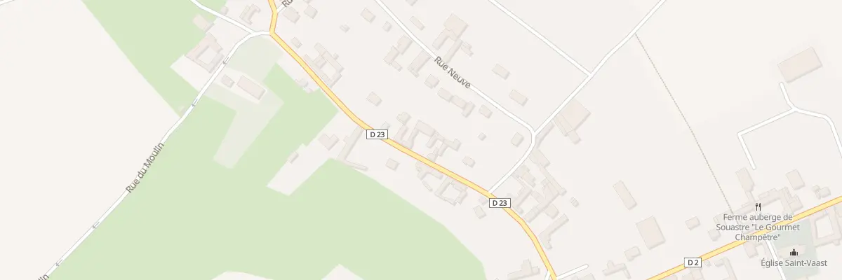 Plan du 13 Rue de Saint Amand à Souastre