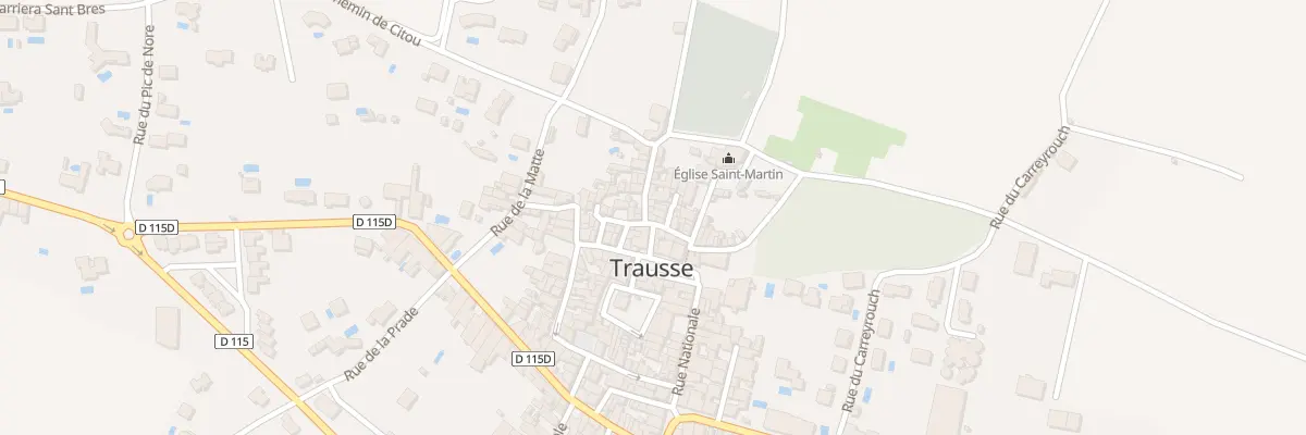 Plan du 12 Rue de Minerve à Trausse