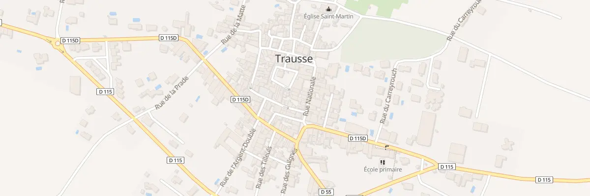 Plan du 134 Le Village à Trausse