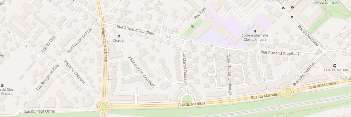 Plan du 10 Rue Marcel Dassault à Noisy-le-Grand