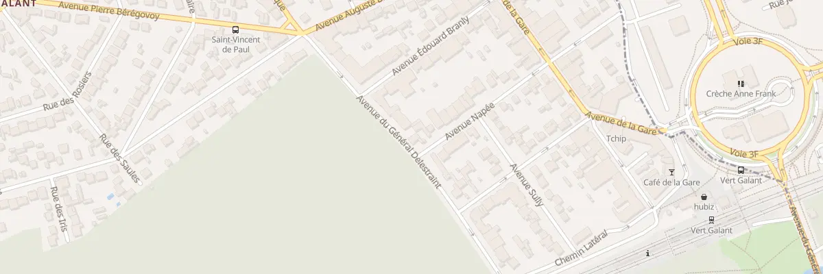 Plan du 1 Av Napée à Villepinte