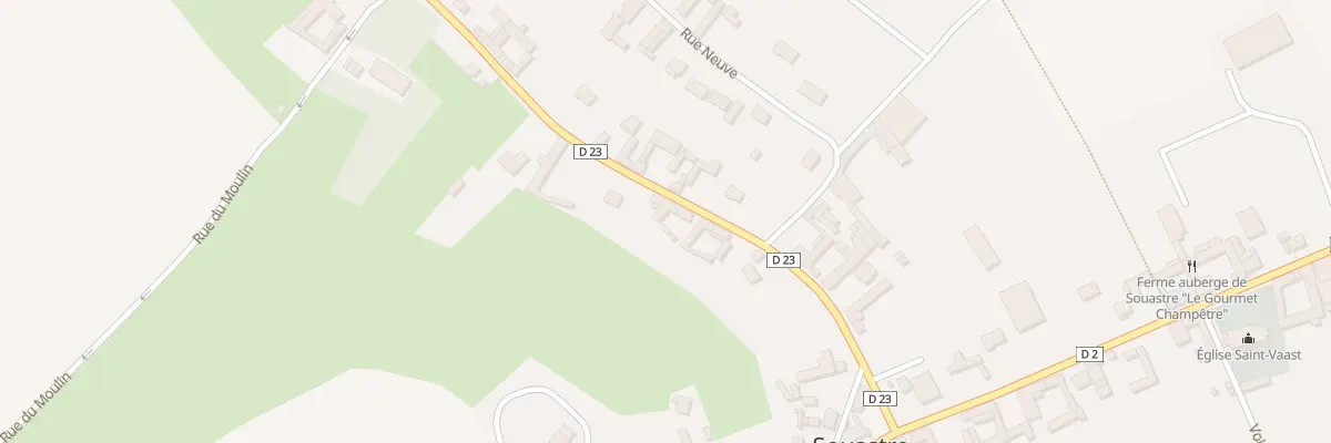 Plan du 10 Rue de Saint Amand à Souastre
