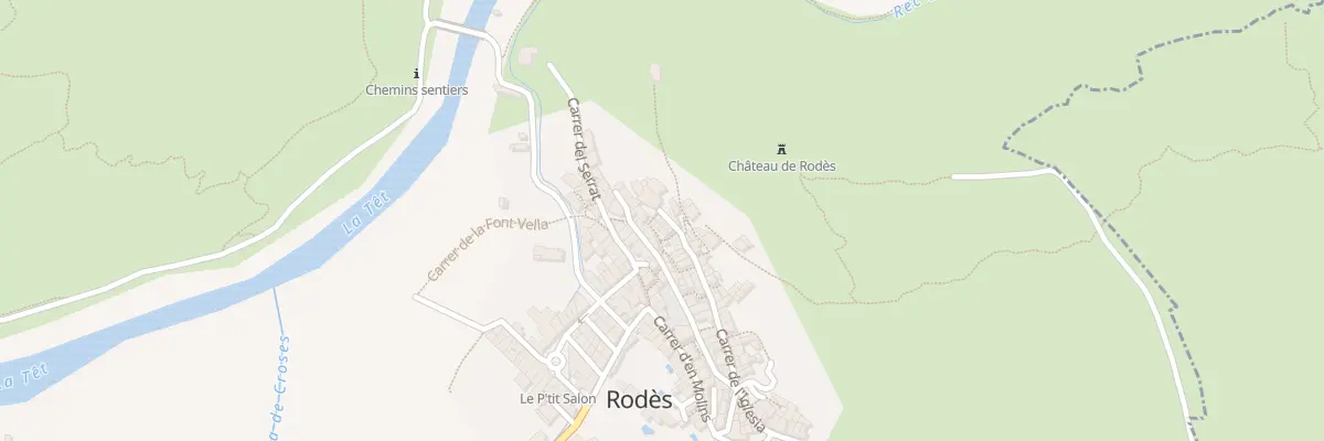 Plan du 2 Rue de l’Eglise à Rodès