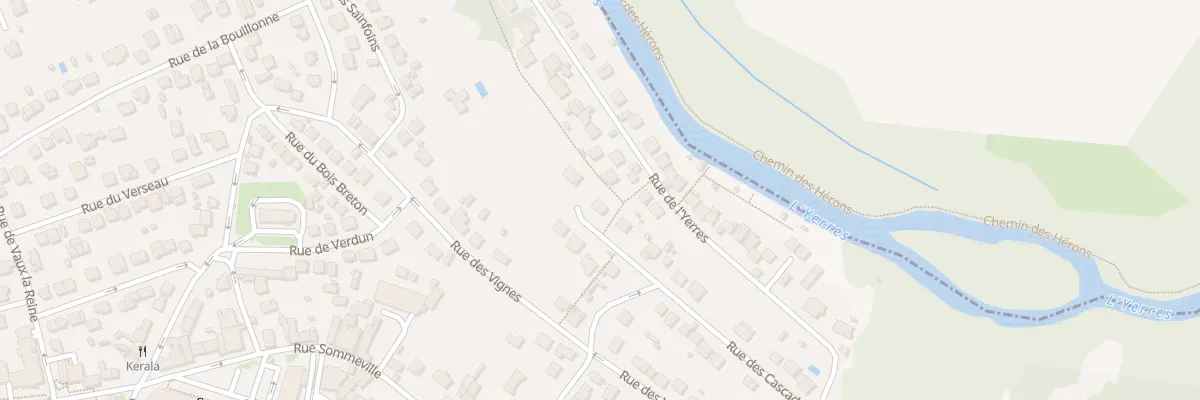 Plan du 20 Rue des Cascades à Combs-la-Ville