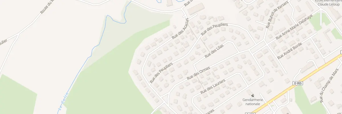 Plan du 24 Rue des Peupliers aux Aix-d’Angillon