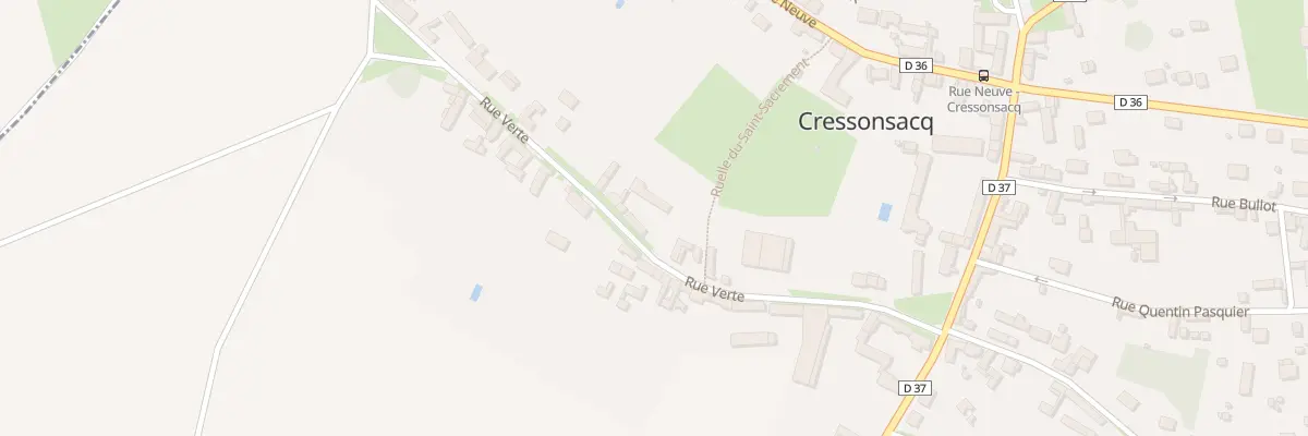 Plan du 12 Rue Verte à Cressonsacq