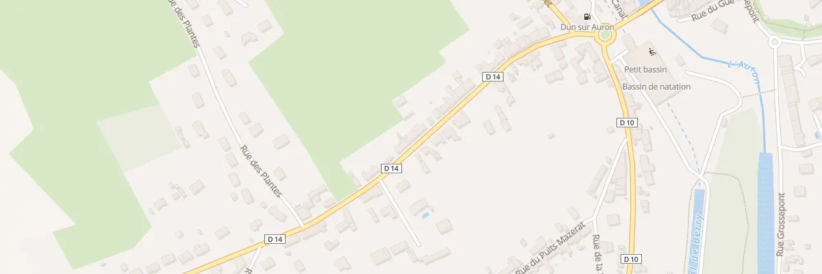 Plan du 38 Rte d’Issoudun à Dun-sur-Auron