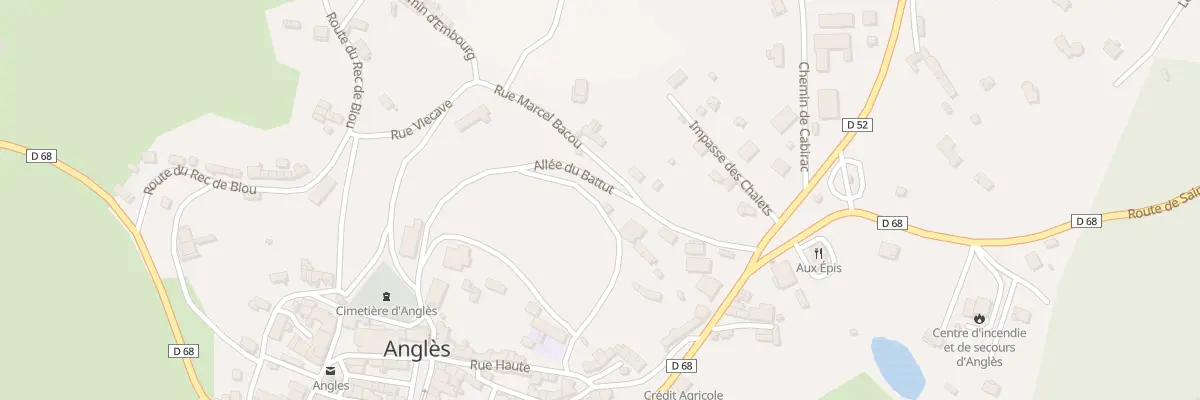 Plan du 116 All des Loisirs à Anglès