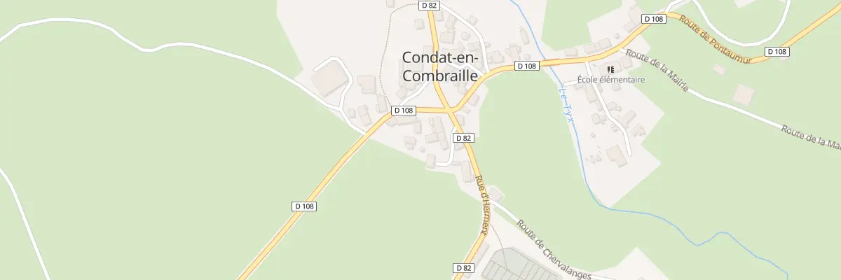 Plan du 5014 Le Bourg à Condat-en-Combraille