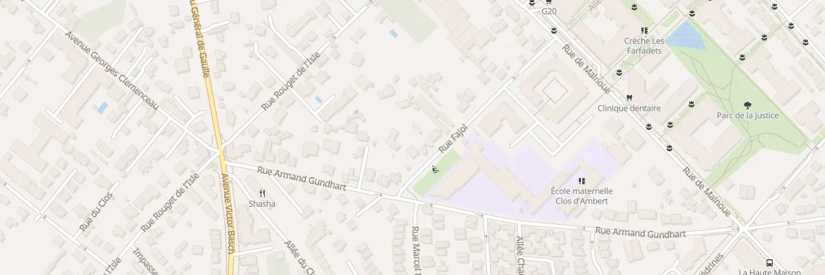 Plan du 14 Rue Fajol à Noisy-le-Grand