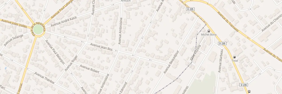 Plan du 2B Av Adrienne à Champigny-sur-Marne