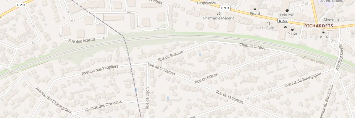 Plan du 6 Rue de Beaune à Noisy-le-Grand