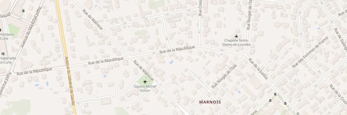 Plan du 84 Rue de la République à Noisy-le-Grand