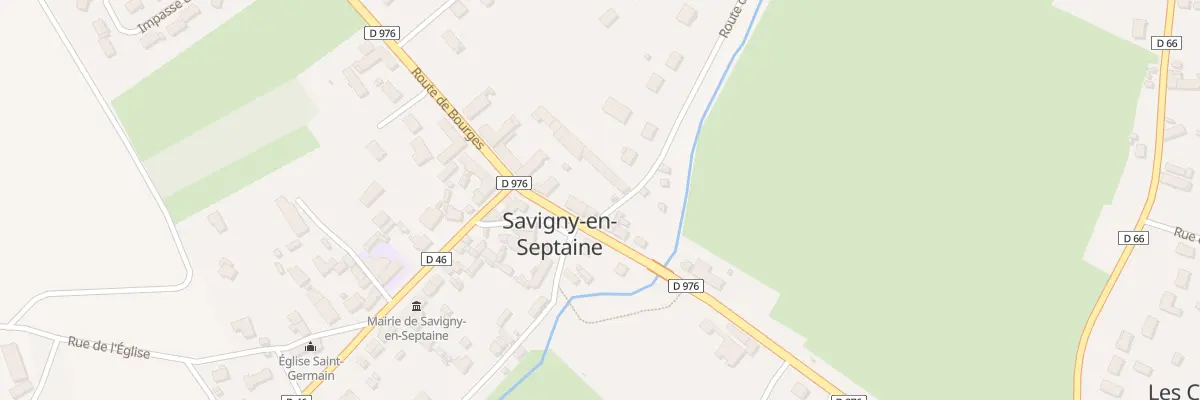 Plan du 1 Rte d’Osmoy à Savigny-en-Septaine