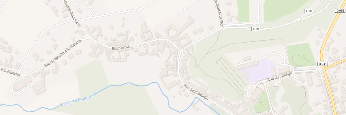 Plan du 15 Rue Saint-martin à Montdidier
