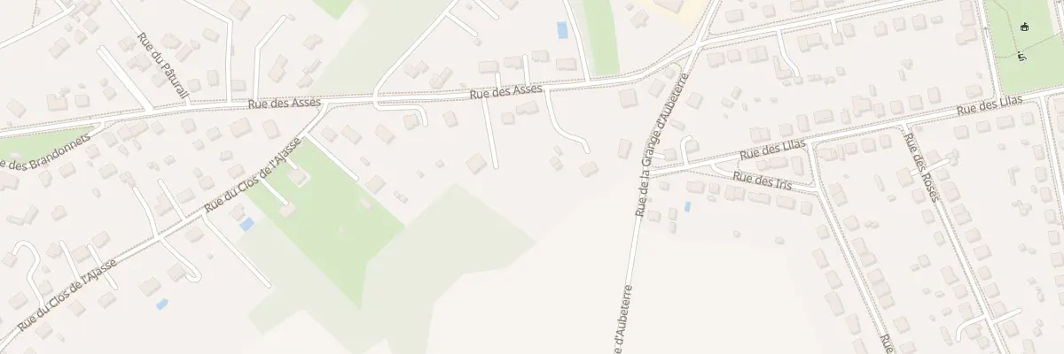 Plan du 34 Rue des Asses à Domérat