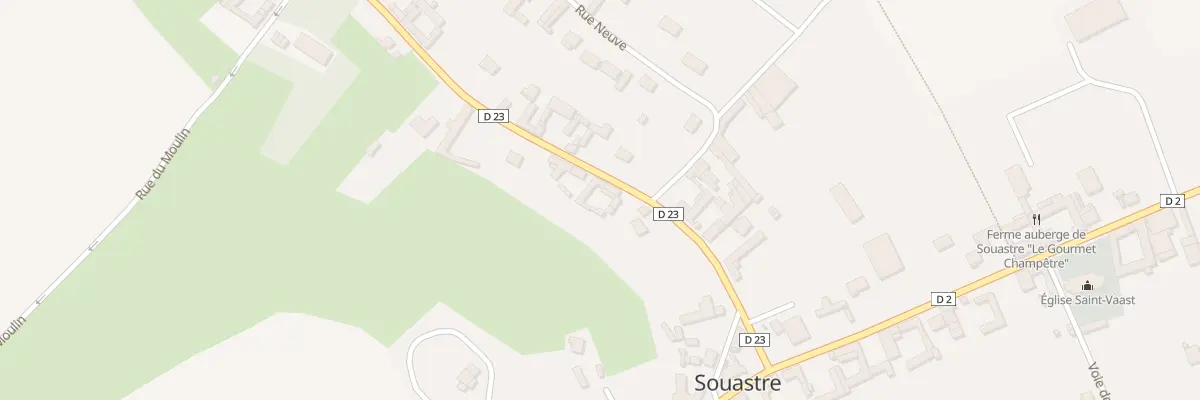 Plan du 8 Rue de Saint Amand à Souastre