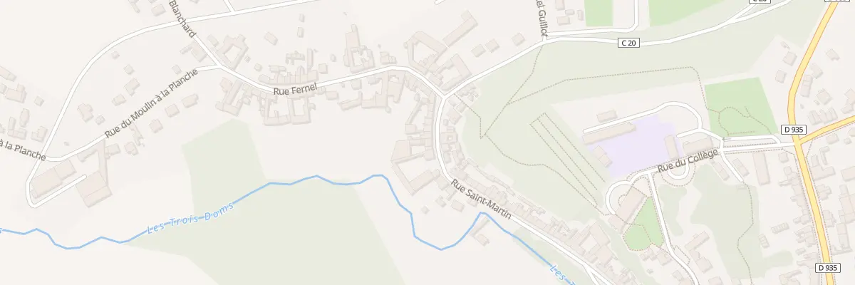 Plan du 7 Rue Saint-martin à Montdidier