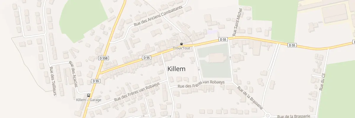 Plan du 50 Rue St Michel à Killem