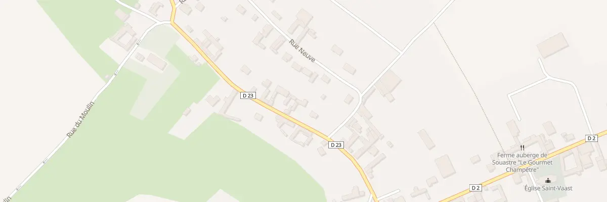 Plan du 9 Rue de Saint Amand à Souastre