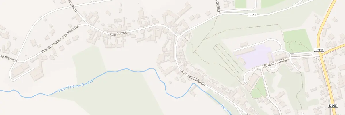 Plan du 5B Rue Saint-martin à Montdidier