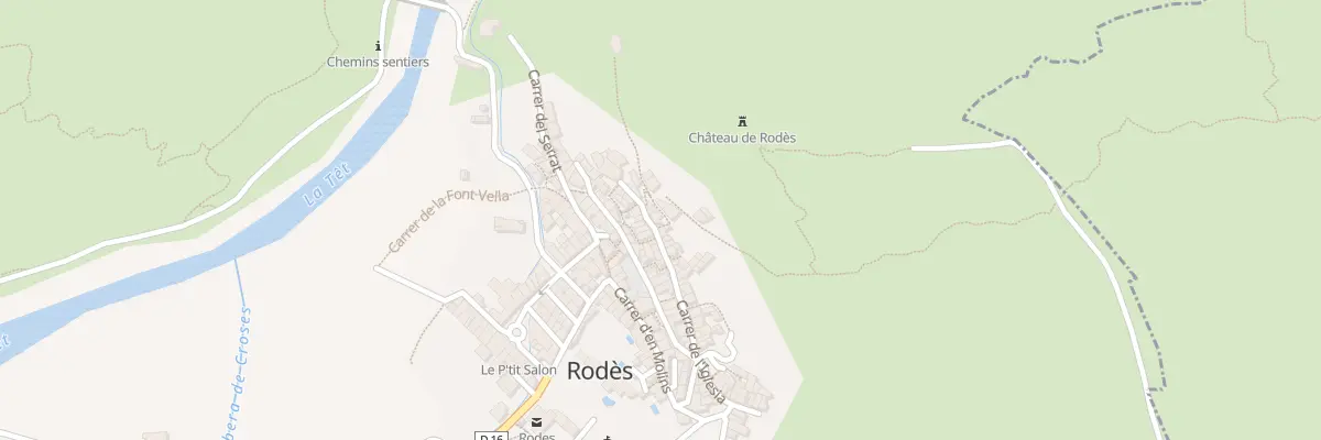 Plan du 114 Le Village à Rodès